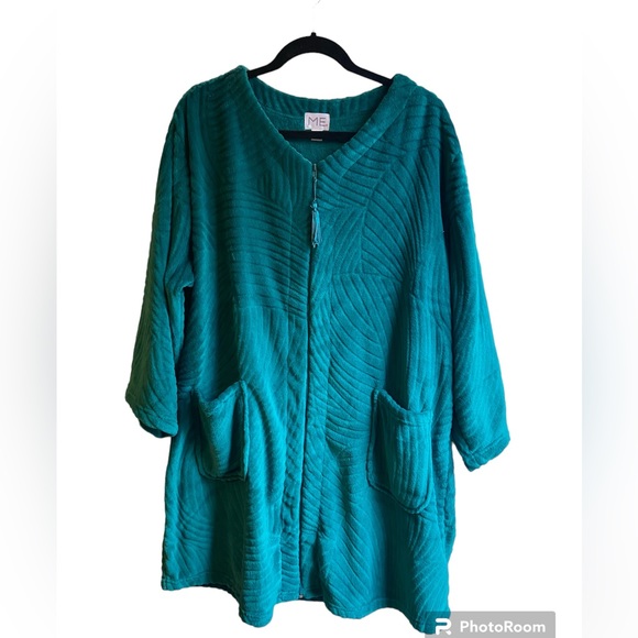 ME Women’s Size XL Jade Full Zip Robe - Picture 1 of 4